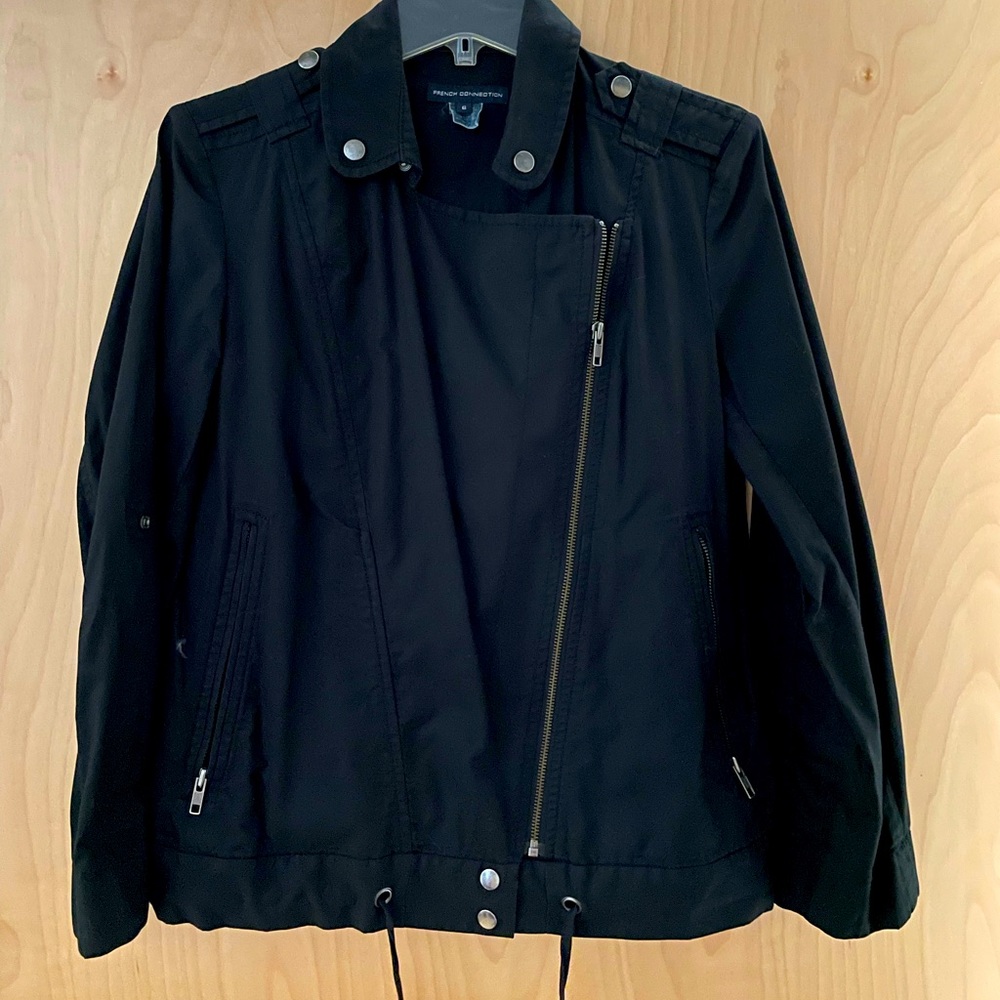 French Connection moto cotton jacket